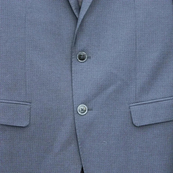 LY Adams Italy Navy Blazer Wool Size US 38 Italian 48 L’Exception - Picture 3 of 9